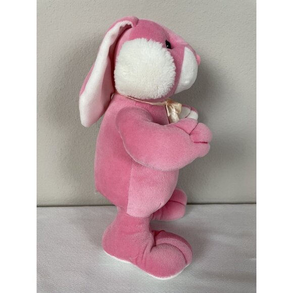 Sugar Loaf Creations Easter Bunny Rabbit Pink Plush Stuffed Animal 13” - Picture 2 of 8